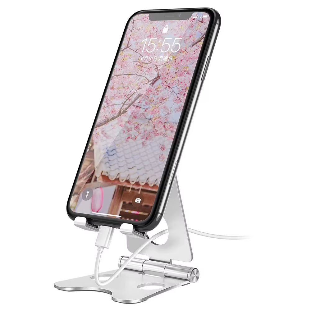 Adjustable Mobile Phone Bracket Support Aluminum Alloy Tablet Desk Holder Stand Portable Desktop Stand Table Phone Support